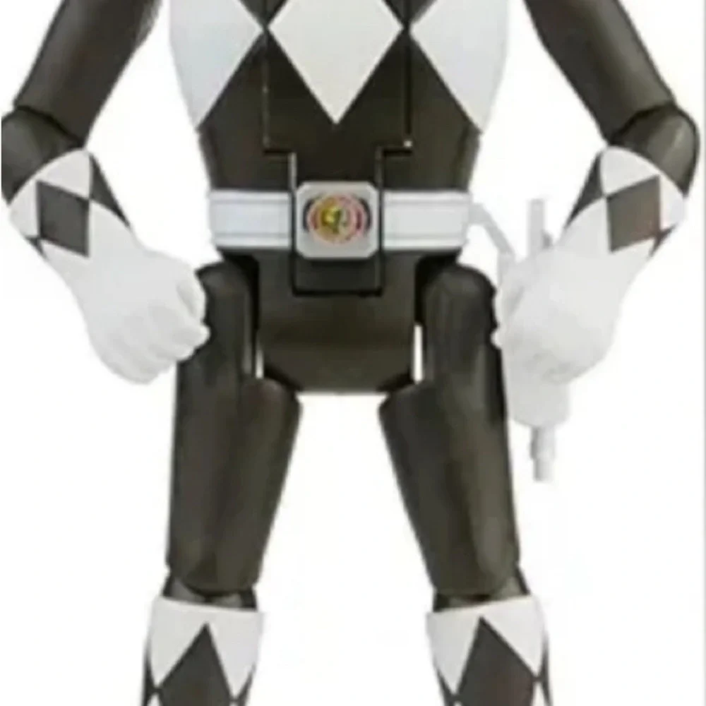 Mighty Morphin Power Rangers Black Ranger Fliphead Action Figure NEW MMPR Zach